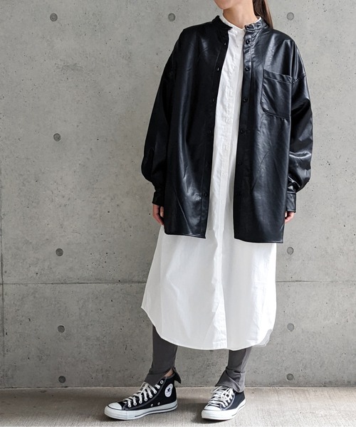 Per sist ence(パーシエンス)の「Per sist ence/パーシエンス ブロードロングシャツワンピース(シャツ/ブラウス・レディース・ホワイト・FREE)」の16枚目の写真