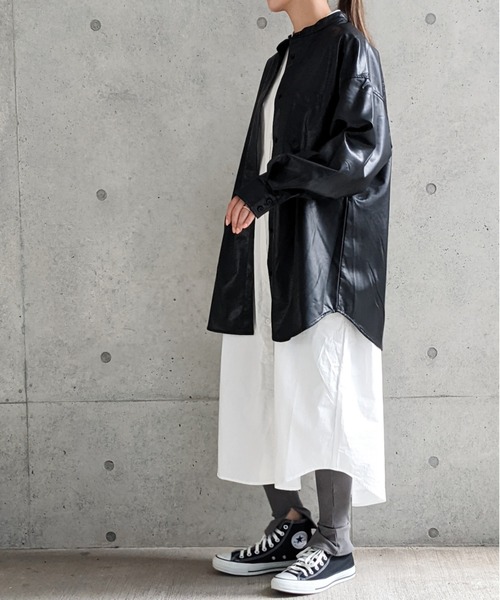 Per sist ence(パーシエンス)の「Per sist ence/パーシエンス ブロードロングシャツワンピース(シャツ/ブラウス・レディース・ホワイト・FREE)」の15枚目の写真