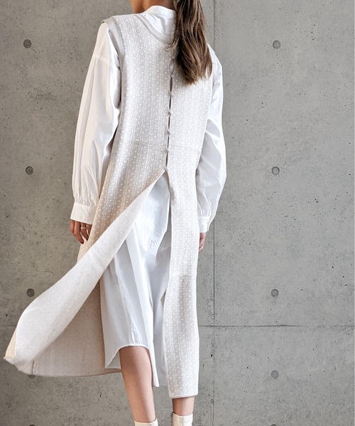 Per sist ence(パーシエンス)の「Per sist ence/パーシエンス ブロードロングシャツワンピース(シャツ/ブラウス・レディース・ホワイト・FREE)」の12枚目の写真