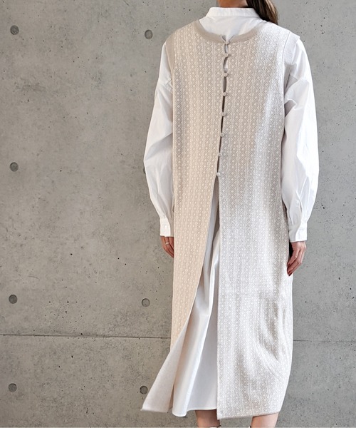 Per sist ence(パーシエンス)の「Per sist ence/パーシエンス ブロードロングシャツワンピース(シャツ/ブラウス・レディース・ホワイト・FREE)」の10枚目の写真