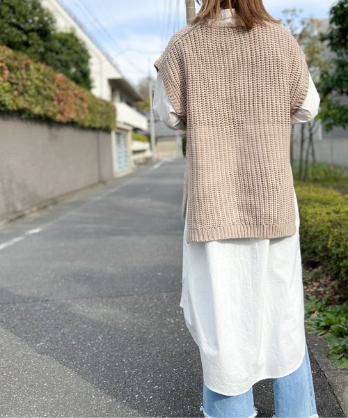 Per sist ence(パーシエンス)の「Per sist ence/パーシエンス ブロードロングシャツワンピース(シャツ/ブラウス・レディース・ホワイト・FREE)」の4枚目の写真