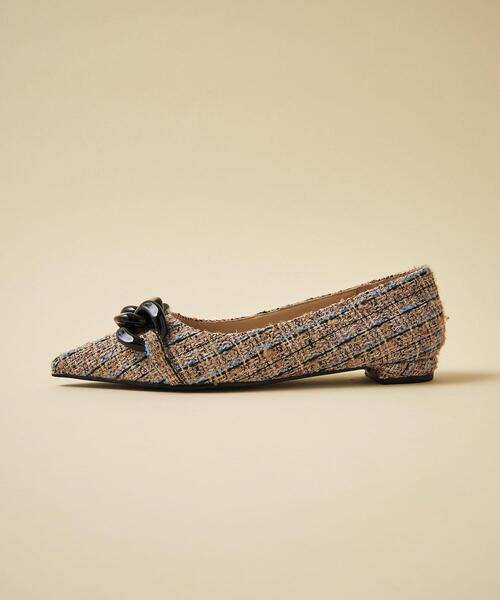 ODETTE E ODILE(オデットエオディール)の「【WEB限定】プラチェーン フラット15●↑(パンプス・レディース・ブラック/ブラウン/ロイヤルブルー/その他1/その他2・22cm/22.5cm/23cm/23.5cm/24cm/24.5cm/25cm)」の11枚目の写真