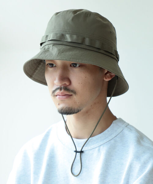 BEAMS（ビームス）の「BEAMS / Safari Hat（ハット・メンズ・ブラック/ネイビー/オリーブ・ONE SIZE）」の3枚目の写真