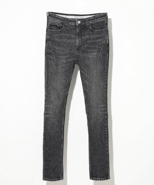 STUDIOUS SELECT(ステュディオスセレクト)の「【NUMBER(N)INE】別注スキニーデニムパンツ(デニムパンツ・メンズ・インディゴブルー/ブラック系その他2/ブラック/サックスブルー・2/1/3)」の2枚目の写真