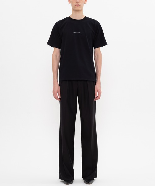 DRESSEDUNDRESSED（ドレスドアンドレスド）の「Invert Logo Text Embroidery T-Shirt（Tシャツ/カットソー・メンズ・ホワイト/ブラック・4/3/2）」の11枚目の写真