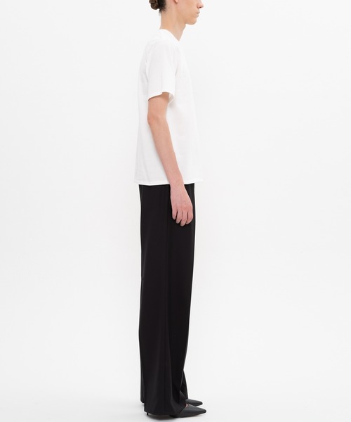 DRESSEDUNDRESSED（ドレスドアンドレスド）の「Invert Logo Text Embroidery T-Shirt（Tシャツ/カットソー・メンズ・ホワイト/ブラック・4/3/2）」の16枚目の写真