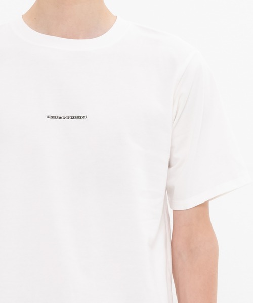 DRESSEDUNDRESSED（ドレスドアンドレスド）の「Invert Logo Text Embroidery T-Shirt（Tシャツ/カットソー・メンズ・ホワイト/ブラック・4/3/2）」の18枚目の写真