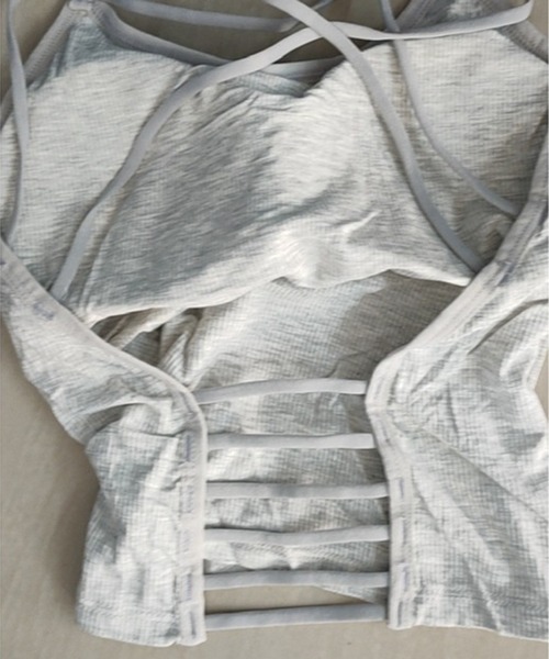 Anuenue（アヌエヌエ）の「インナーレス ブラカップ付きバッククロスキャミソール（キャミソール・レディース・ホワイト/ブラック/ネイビー/ブラウン/グレー/レッド/ピンク/イエロー/オレンジ/ライトベージュ・FREE）」の16枚目の写真