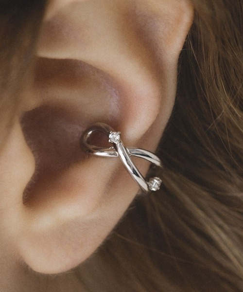 Canal 4℃（カナルヨンドシー）の「シルバー イヤーカフ/片耳用（イヤーカフ・レディース・シルバー・FREE）」の5枚目の写真