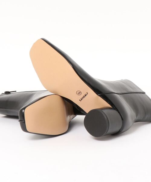 SANSeLF(サンセルフ)の「【SANSeLF】 Se fake leather boots sans21a002(ブーツ・レディース・ブラック/オレンジ/アイボリー・40/38/39/36/37)」の21枚目の写真