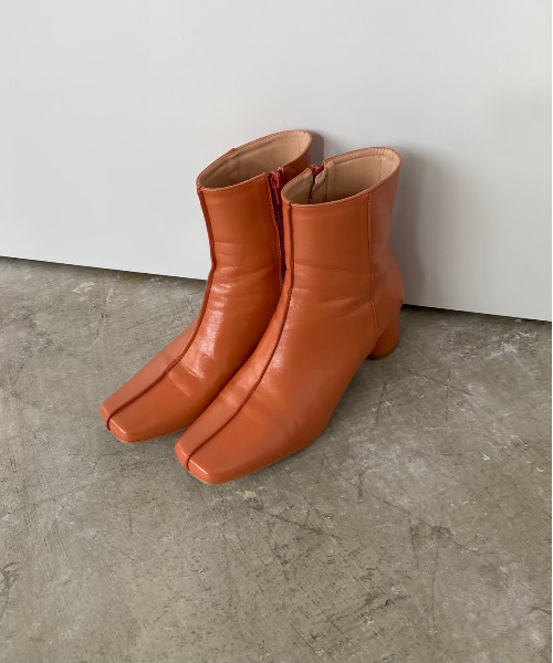 SANSeLF(サンセルフ)の「【SANSeLF】 Se fake leather boots sans21a002(ブーツ・レディース・ブラック/オレンジ/アイボリー・40/38/39/36/37)」の3枚目の写真