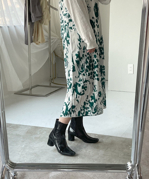 SANSeLF(サンセルフ)の「【SANSeLF】 Se fake leather boots sans21a002(ブーツ・レディース・ブラック/オレンジ/アイボリー・40/38/39/36/37)」の4枚目の写真