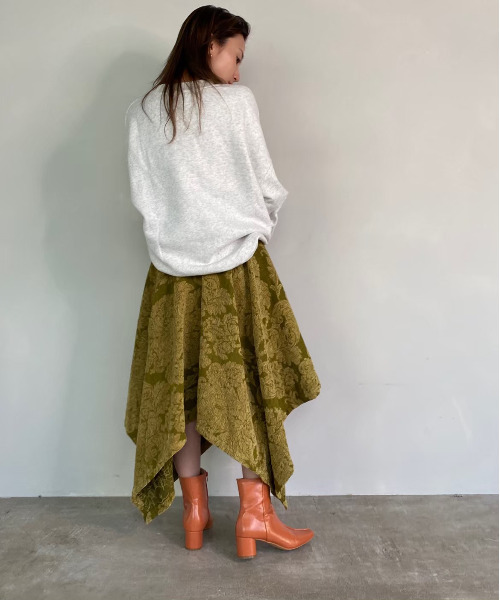 SANSeLF(サンセルフ)の「【SANSeLF】 Se fake leather boots sans21a002(ブーツ・レディース・ブラック/オレンジ/アイボリー・40/38/39/36/37)」の9枚目の写真