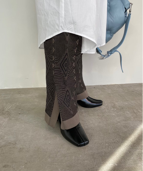 SANSeLF(サンセルフ)の「【SANSeLF】 Se fake leather boots sans21a002(ブーツ・レディース・ブラック/オレンジ/アイボリー・40/38/39/36/37)」の12枚目の写真