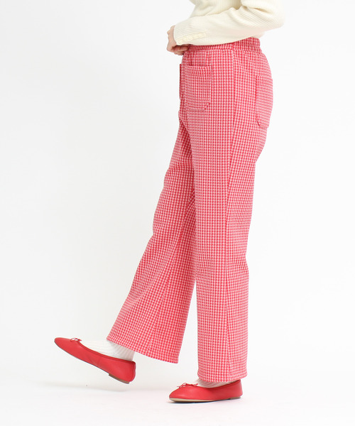 CHILD WOMAN(チャイルドウーマン)の「ギンガムJAQ フレアパンツ(その他パンツ・レディース・ブラウン/レッド・38/36)」の18枚目の写真