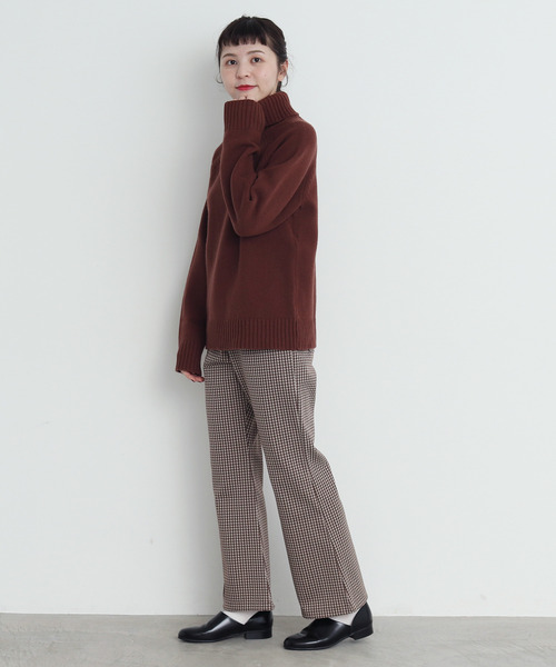 CHILD WOMAN(チャイルドウーマン)の「ギンガムJAQ フレアパンツ(その他パンツ・レディース・ブラウン/レッド・38/36)」の10枚目の写真