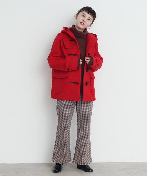 CHILD WOMAN(チャイルドウーマン)の「ギンガムJAQ フレアパンツ(その他パンツ・レディース・ブラウン/レッド・38/36)」の13枚目の写真