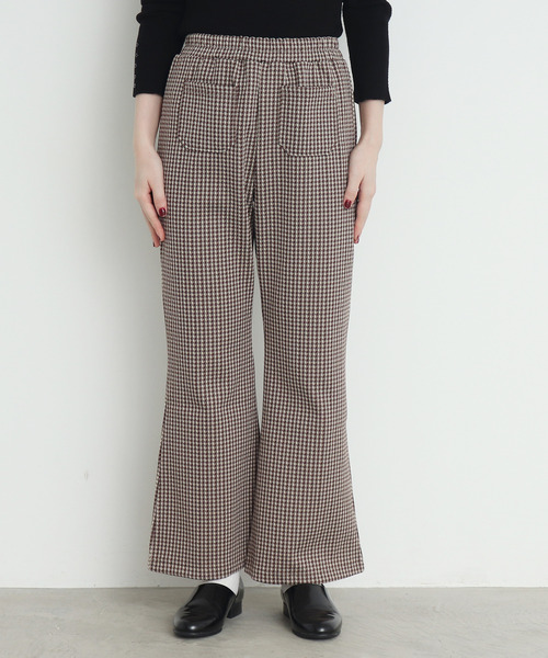CHILD WOMAN(チャイルドウーマン)の「ギンガムJAQ フレアパンツ(その他パンツ・レディース・ブラウン/レッド・38/36)」の17枚目の写真
