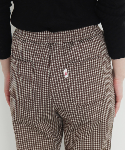 CHILD WOMAN(チャイルドウーマン)の「ギンガムJAQ フレアパンツ(その他パンツ・レディース・ブラウン/レッド・38/36)」の11枚目の写真