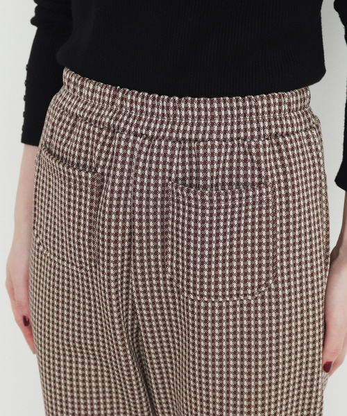 CHILD WOMAN(チャイルドウーマン)の「ギンガムJAQ フレアパンツ(その他パンツ・レディース・ブラウン/レッド・38/36)」の5枚目の写真