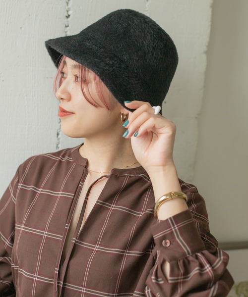 ITEMS URBANRESEARCH（アイテムズ アーバンリサーチ）の「ファーハット（ハット・レディース・ベージュ/ブラック/オフホワイト・-）」の17枚目の写真