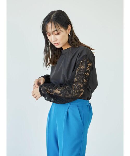 RAY CASSIN FAVORI（レイカズンフェバリ）の「・RAY CASSIN 刺繍レーススリーブブラウス＊（シャツ/ブラウス・レディース・アイボリー/モカ/ブラック・FREE）」の22枚目の写真