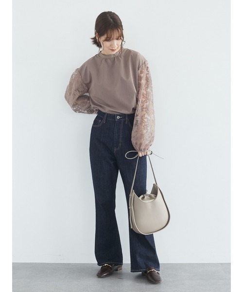 RAY CASSIN FAVORI（レイカズンフェバリ）の「・RAY CASSIN 刺繍レーススリーブブラウス＊（シャツ/ブラウス・レディース・アイボリー/モカ/ブラック・FREE）」の12枚目の写真