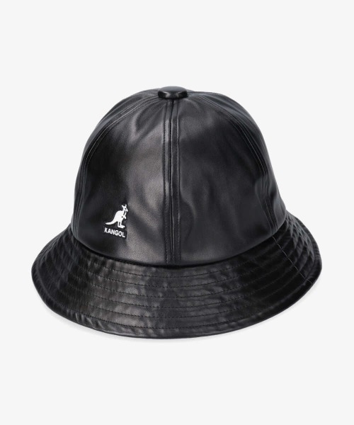 KANGOL カンゴールFAUX LEATHER ハットレザー調日本限定　完売品 KANGOL（カンゴール）の「KANGOL SMU Faux Leather Casual