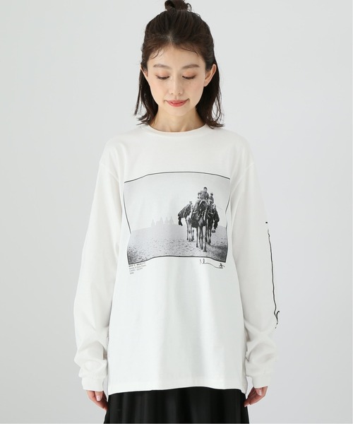 JOHN MASON SMITH（ジョンメイソンスミス）の「【JOHN MASON SMITH /ジョン メイソン スミス】フォトロングスリーブTシャツ（Tシャツ/カットソー・レディース・ブラック/ブラウン/グリーン・FREE）」の15枚目の写真