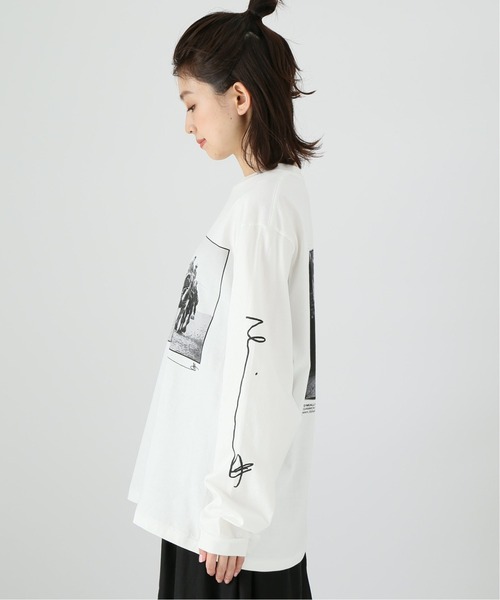 JOHN MASON SMITH（ジョンメイソンスミス）の「【JOHN MASON SMITH /ジョン メイソン スミス】フォトロングスリーブTシャツ（Tシャツ/カットソー・レディース・ブラック/ブラウン/グリーン・FREE）」の20枚目の写真