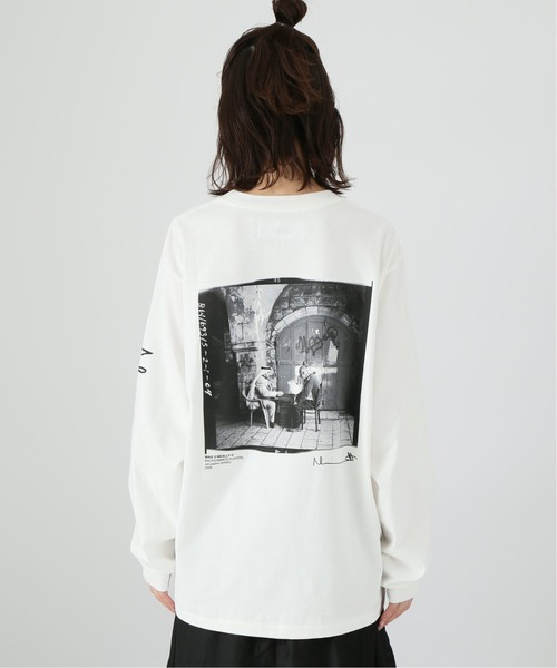 JOHN MASON SMITH（ジョンメイソンスミス）の「【JOHN MASON SMITH /ジョン メイソン スミス】フォトロングスリーブTシャツ（Tシャツ/カットソー・レディース・ブラック/ブラウン/グリーン・FREE）」の6枚目の写真