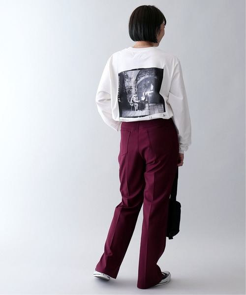 JOHN MASON SMITH（ジョンメイソンスミス）の「【JOHN MASON SMITH /ジョン メイソン スミス】フォトロングスリーブTシャツ（Tシャツ/カットソー・レディース・ブラック/ブラウン/グリーン・FREE）」の4枚目の写真