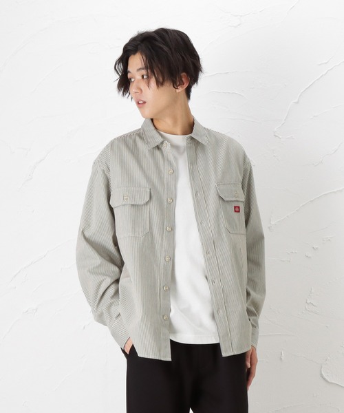 Dickies(ディッキーズ)の「Dickies ディッキーズ 長袖ツイルワークシャツ(シャツ/ブラウス・メンズ・ホワイト/ブラック/ネイビー・L/M/XL)」の17枚目の写真