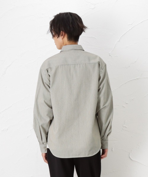 Dickies(ディッキーズ)の「Dickies ディッキーズ 長袖ツイルワークシャツ(シャツ/ブラウス・メンズ・ホワイト/ブラック/ネイビー・L/M/XL)」の21枚目の写真