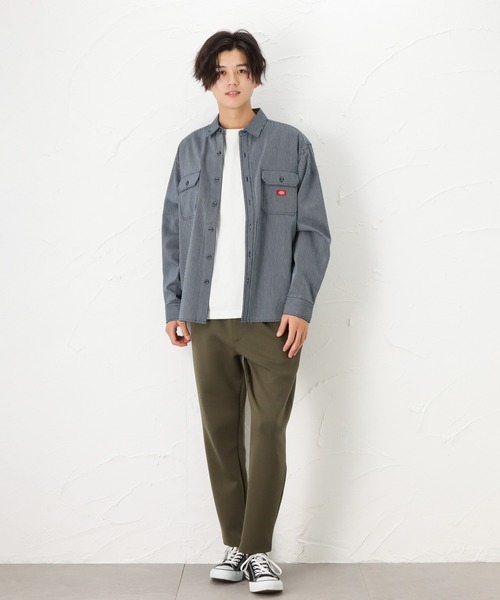 Dickies(ディッキーズ)の「Dickies ディッキーズ 長袖ツイルワークシャツ(シャツ/ブラウス・メンズ・ホワイト/ブラック/ネイビー・L/M/XL)」の5枚目の写真