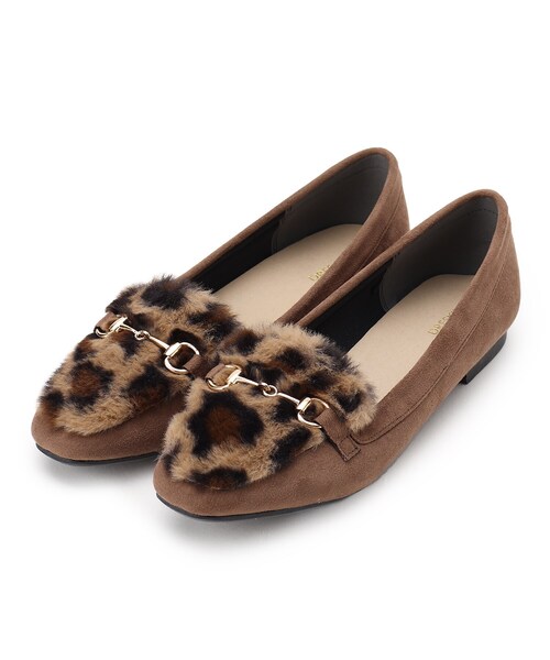 DRESKIP（ドレスキップ）の「◆フェイクファービットローファー（ドレスシューズ・レディース・ブラック/ベージュ/ブラウン系2・35/45/25）」の3枚目の写真