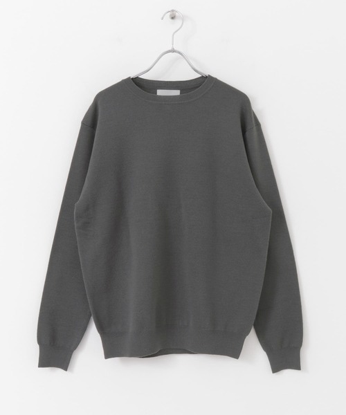 URBAN RESEARCH(アーバンリサーチ)の「WASHABLEウールクルーニット(ニット/セーター・メンズ・ネイビー/グリーン/ブラウン/チャコールグレー・MEDIUM/LARGE)」の17枚目の写真