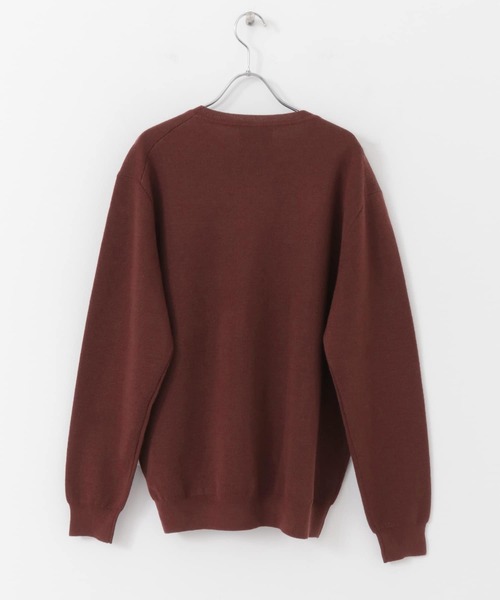 URBAN RESEARCH(アーバンリサーチ)の「WASHABLEウールクルーニット(ニット/セーター・メンズ・ネイビー/グリーン/ブラウン/チャコールグレー・MEDIUM/LARGE)」の20枚目の写真