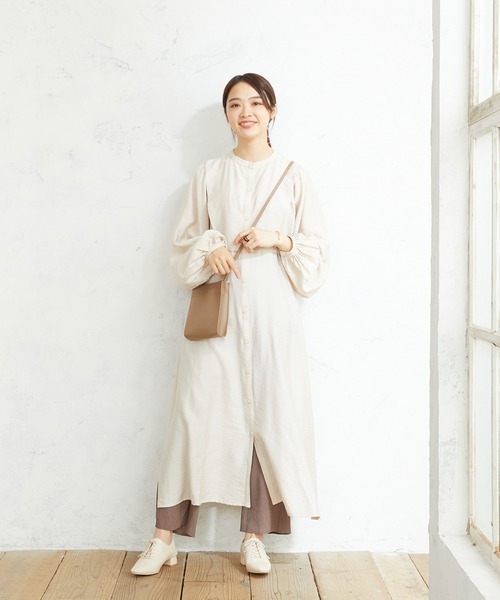 menue(メヌエ)の「スクエアトゥレースアップバブーシュ(ドレスシューズ・レディース・ブラック/ベージュ/アイボリー・LL/3L/S/M/L/XS)」の5枚目の写真