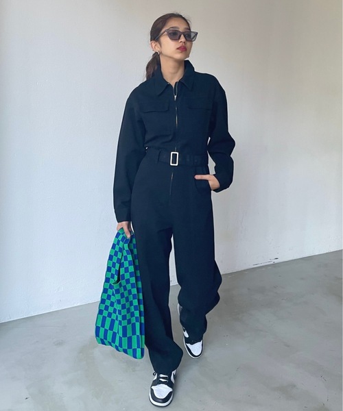 SHAGGIE（シャギー）の「ニットチェッカートートバッグ（トートバッグ・レディース・ブラック/ブルー/グリーン・FREE）」の14枚目の写真