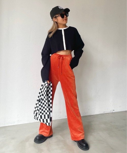 SHAGGIE（シャギー）の「ニットチェッカートートバッグ（トートバッグ・レディース・ブラック/ブルー/グリーン・FREE）」の17枚目の写真