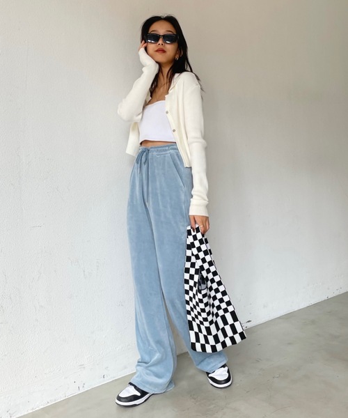 SHAGGIE（シャギー）の「ニットチェッカートートバッグ（トートバッグ・レディース・ブラック/ブルー/グリーン・FREE）」の20枚目の写真