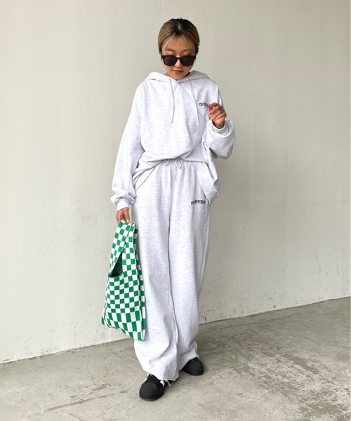 SHAGGIE（シャギー）の「ニットチェッカートートバッグ（トートバッグ・レディース・ブラック/ブルー/グリーン・FREE）」の7枚目の写真