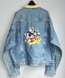 【ヴィンテージ古着】90's Disney/ディズニー 刺繍 デニムジャケット