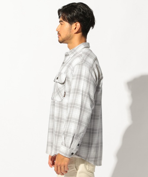 BAYFLOW（ベイフロー）の「カリフォルニアチェックシャツ（シャツ/ブラウス・メンズ・オフホワイト/オレンジ/ブルー・SMALL/MEDIUM/LARGE）」の13枚目の写真