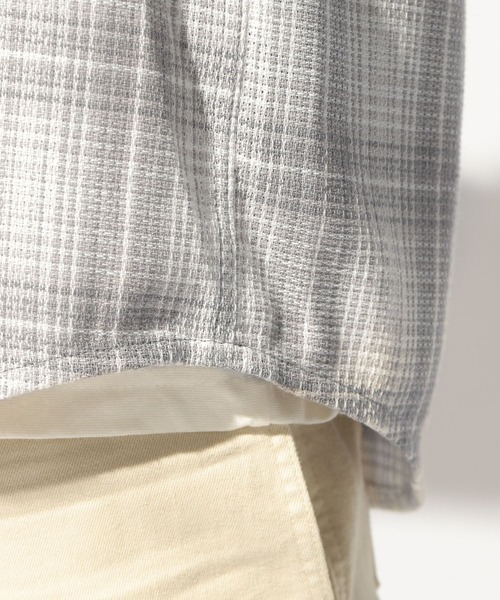 BAYFLOW（ベイフロー）の「カリフォルニアチェックシャツ（シャツ/ブラウス・メンズ・オフホワイト/オレンジ/ブルー・SMALL/MEDIUM/LARGE）」の18枚目の写真