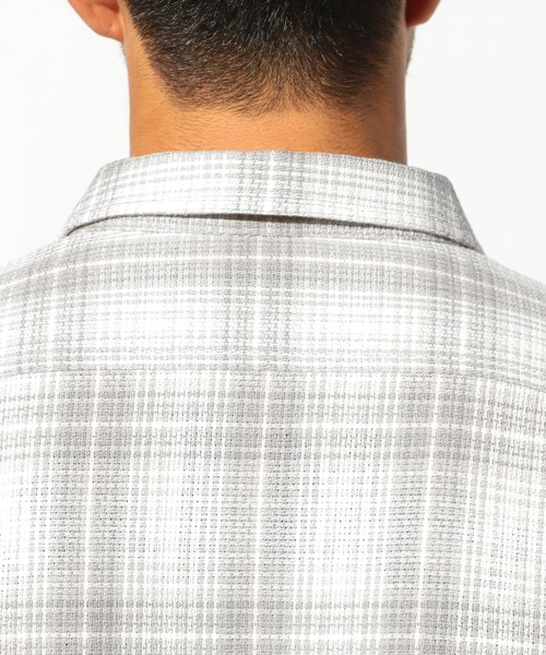 BAYFLOW（ベイフロー）の「カリフォルニアチェックシャツ（シャツ/ブラウス・メンズ・オフホワイト/オレンジ/ブルー・SMALL/MEDIUM/LARGE）」の5枚目の写真