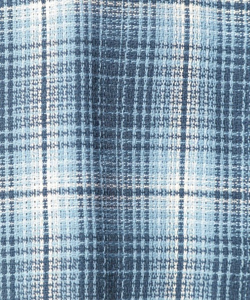 BAYFLOW（ベイフロー）の「カリフォルニアチェックシャツ（シャツ/ブラウス・メンズ・オフホワイト/オレンジ/ブルー・SMALL/MEDIUM/LARGE）」の10枚目の写真