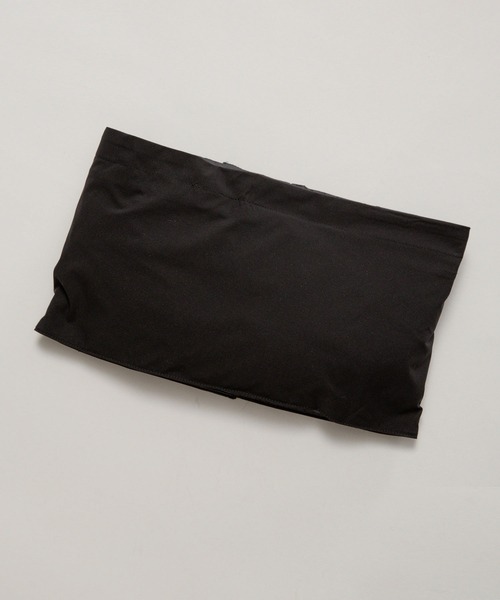 NANO universe(ナノユニバース)の「西川ダウン(R)フードネックウォーマー(ネックウォーマー/スヌード・メンズ・チャコール/カーキ/ブラック・FREE)」の4枚目の写真