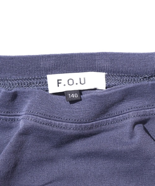 F.O.U（エフオーユー）の「F.O.U/エフオーユー 異素材ポケットTシャツ ラグランカットソー（Tシャツ/カットソー・キッズ・ネイビー/レッド/カーキ・130/140）」の11枚目の写真